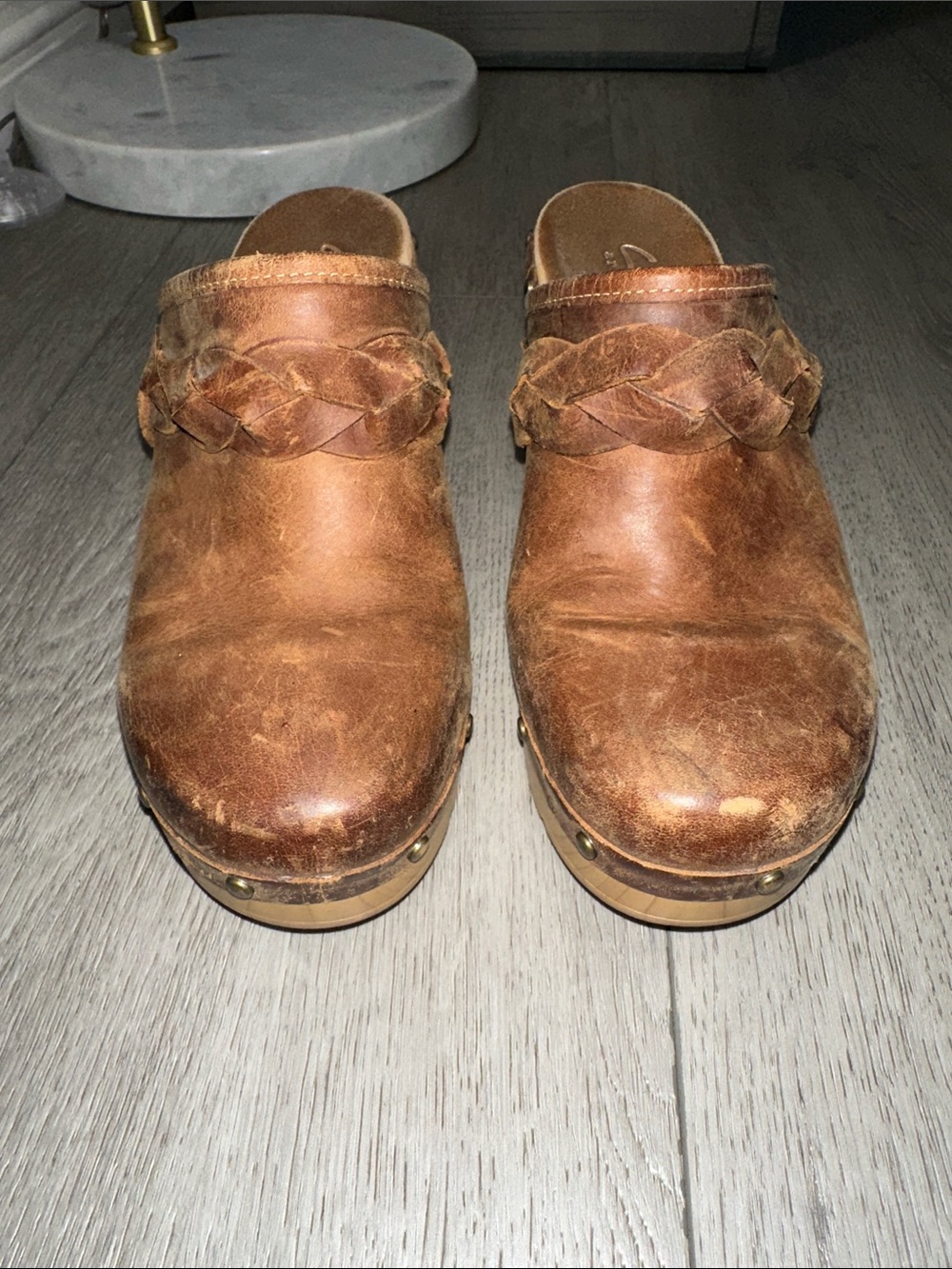 Clarks Artisan Ledella Leather Clogs size 6 - Picture 2 of 8